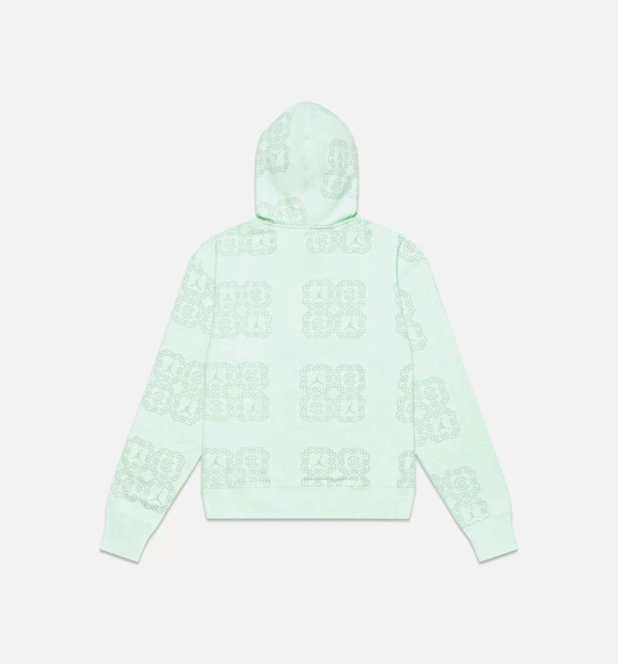 Jordan x CLOT AOP Fleece Hoodie Mens Hoodie - Green