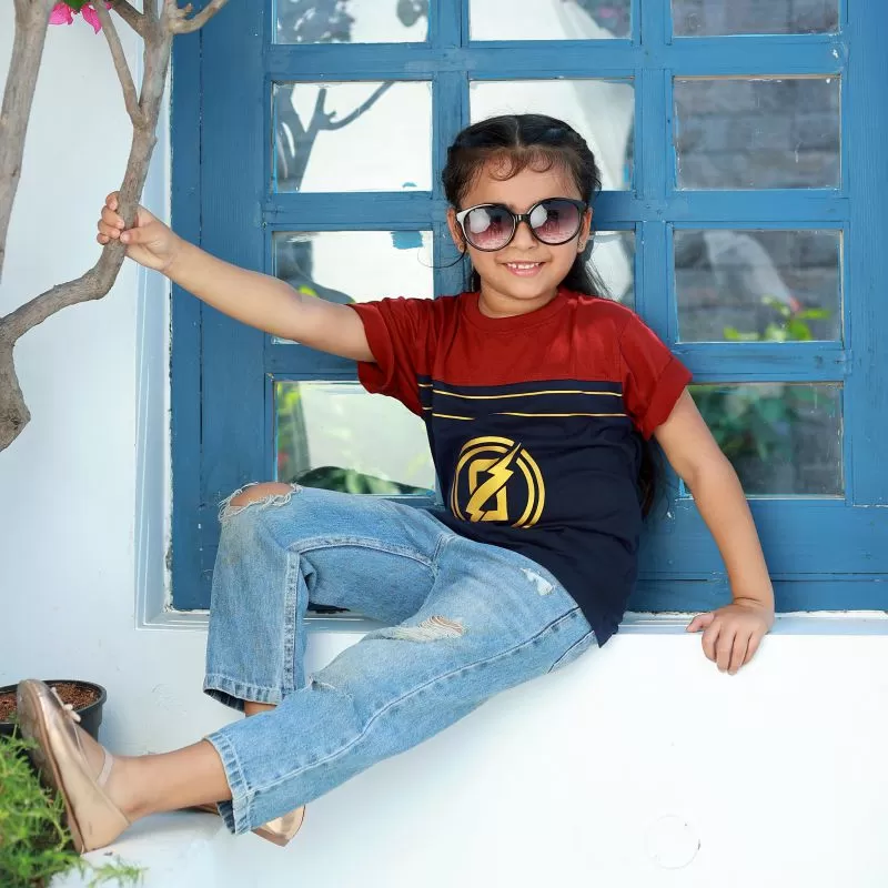 Kids Superhero Tshirt - Minnal Murali Official Merchandise