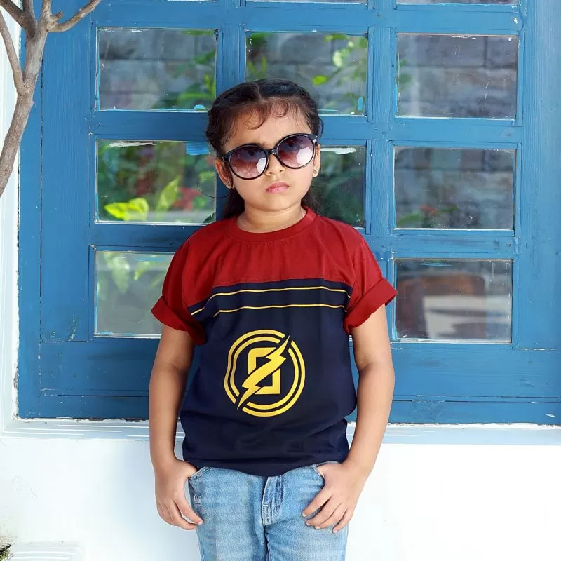 Kids Superhero Tshirt - Minnal Murali Official Merchandise