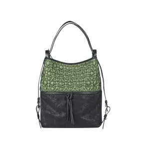 Lara Backpack L Omino Nylon Forest Green