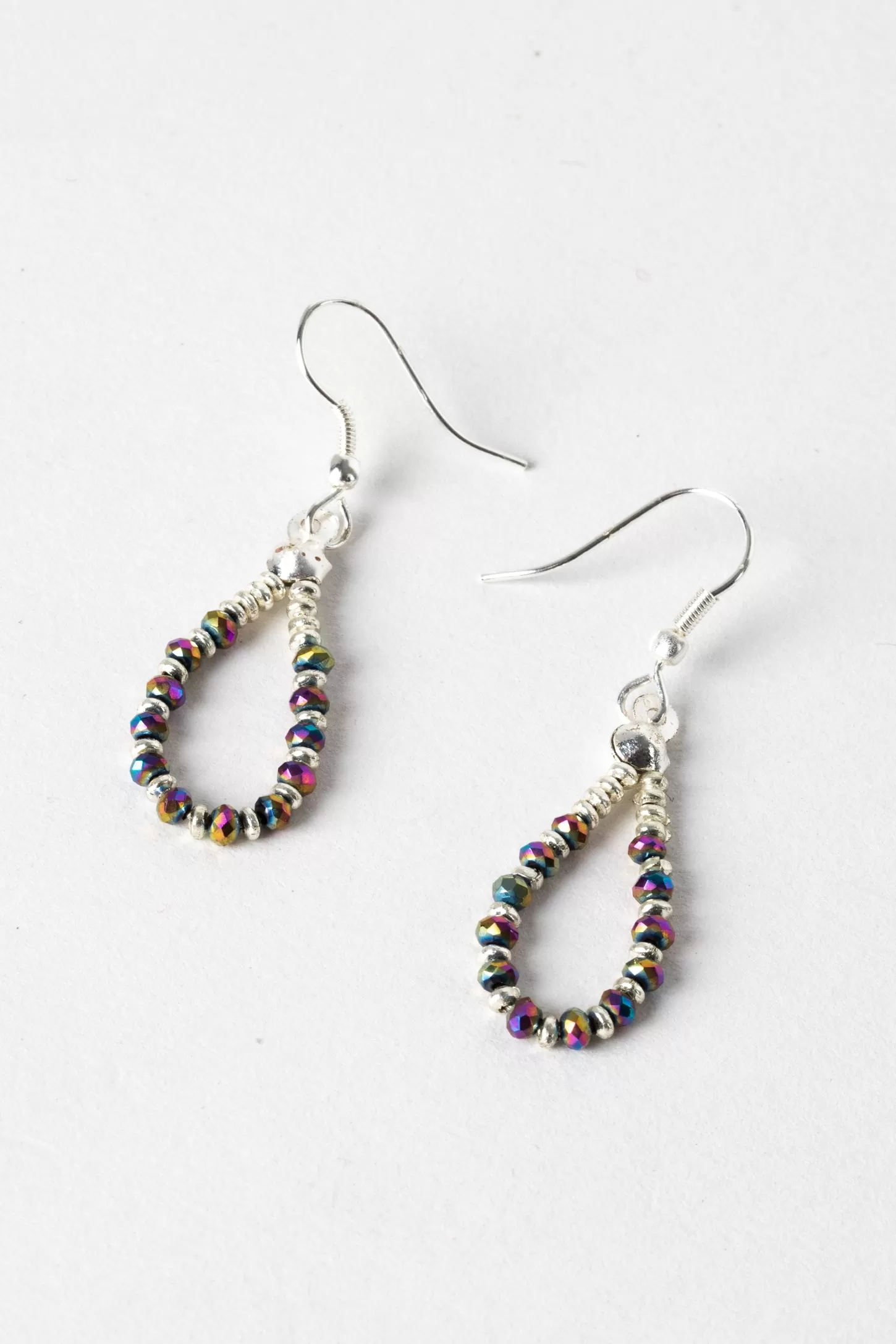 Lara Beaded Loop Earrings