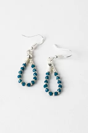 Lara Beaded Loop Earrings