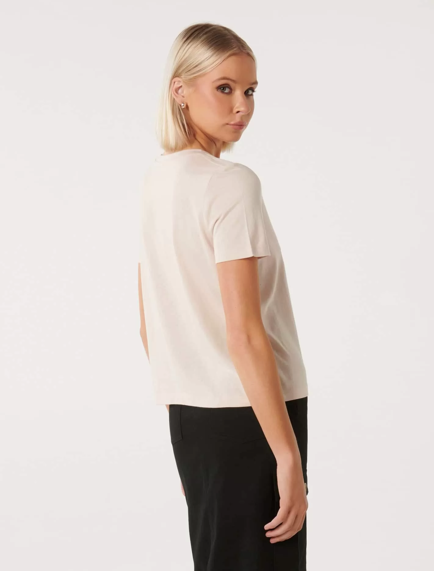 Lara Boxy Crew Neck T-shirt