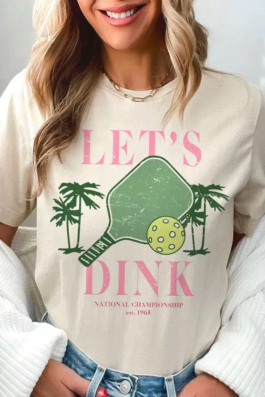 LET'S DINK NATIONAL CHAMPIONSHIP GRAPHIC TEE