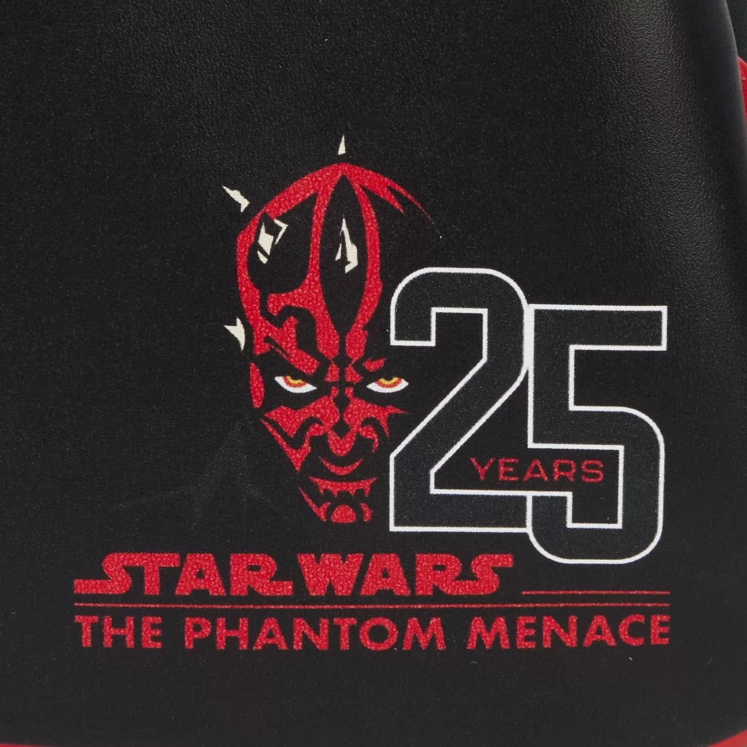 Loungefly Star Wars Phantom Menace 25th Anniversary Darth Maul Detachable Hood Cosplay Mini Backpack