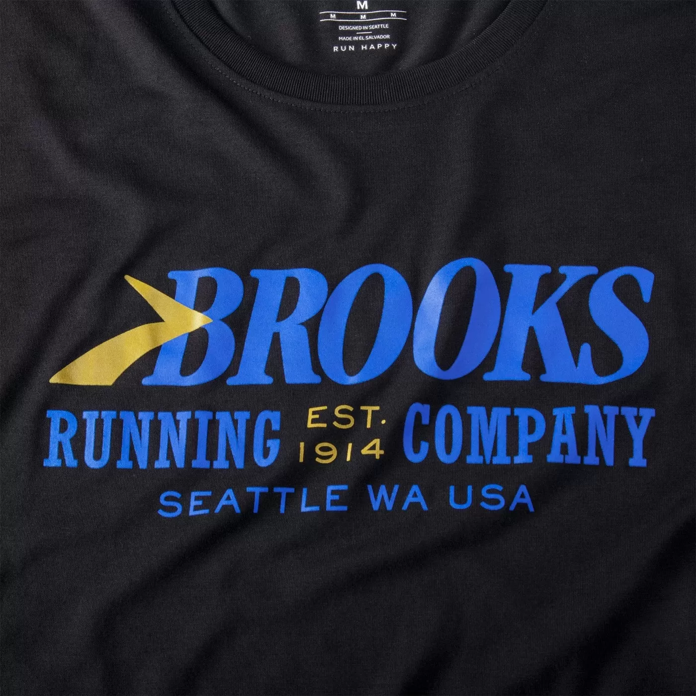 M Brooks Distance Graphic Long  Sleeve