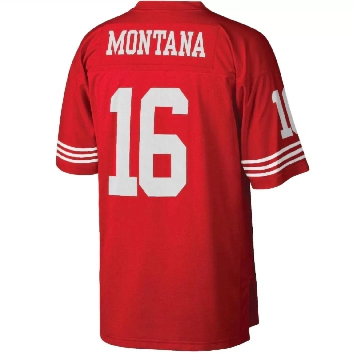 Men's Joe Montana San Francisco 49Ers Replica Throwback Jersey In Red