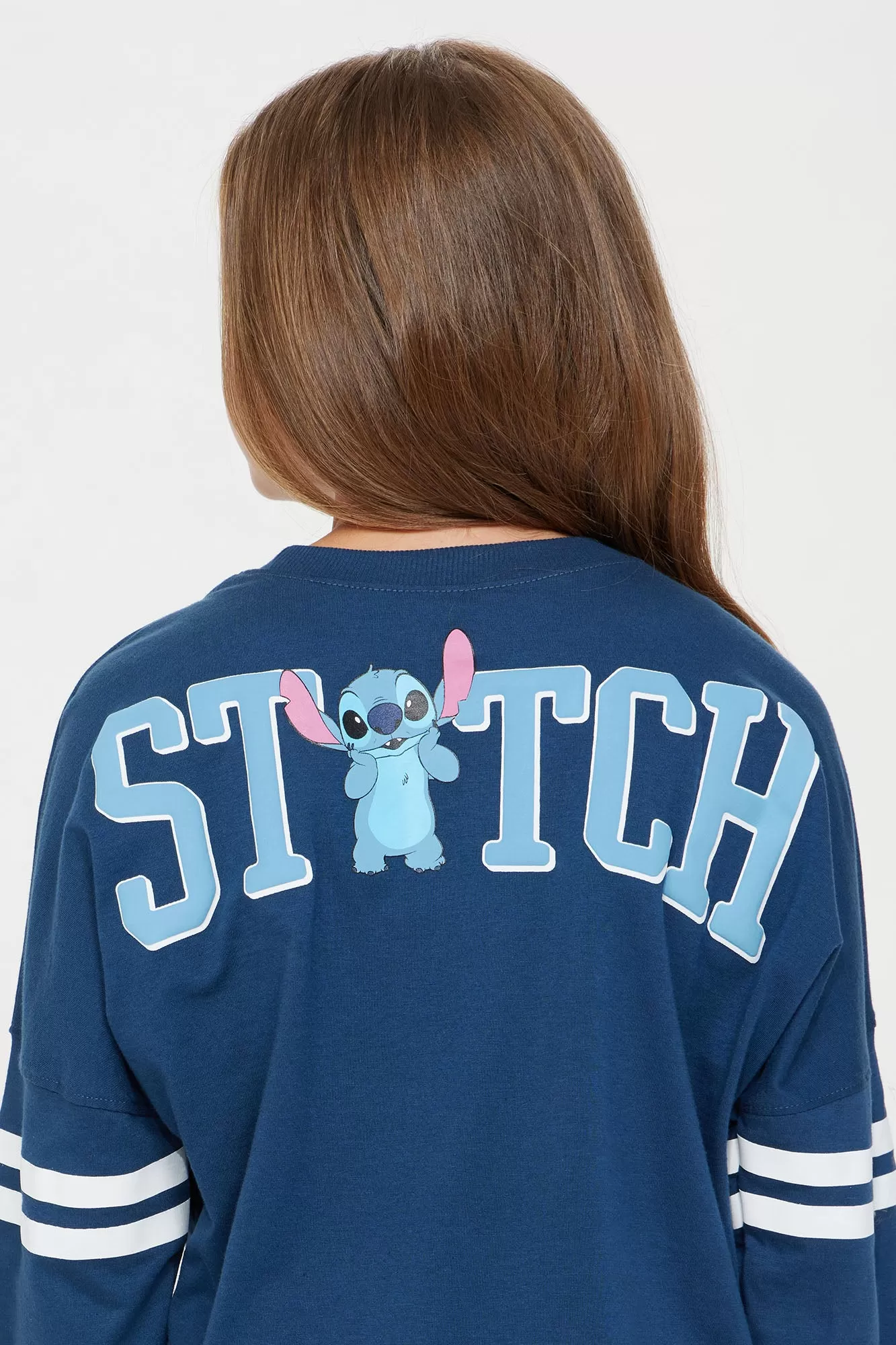 Mini Stitch Jersey Tee - Navy