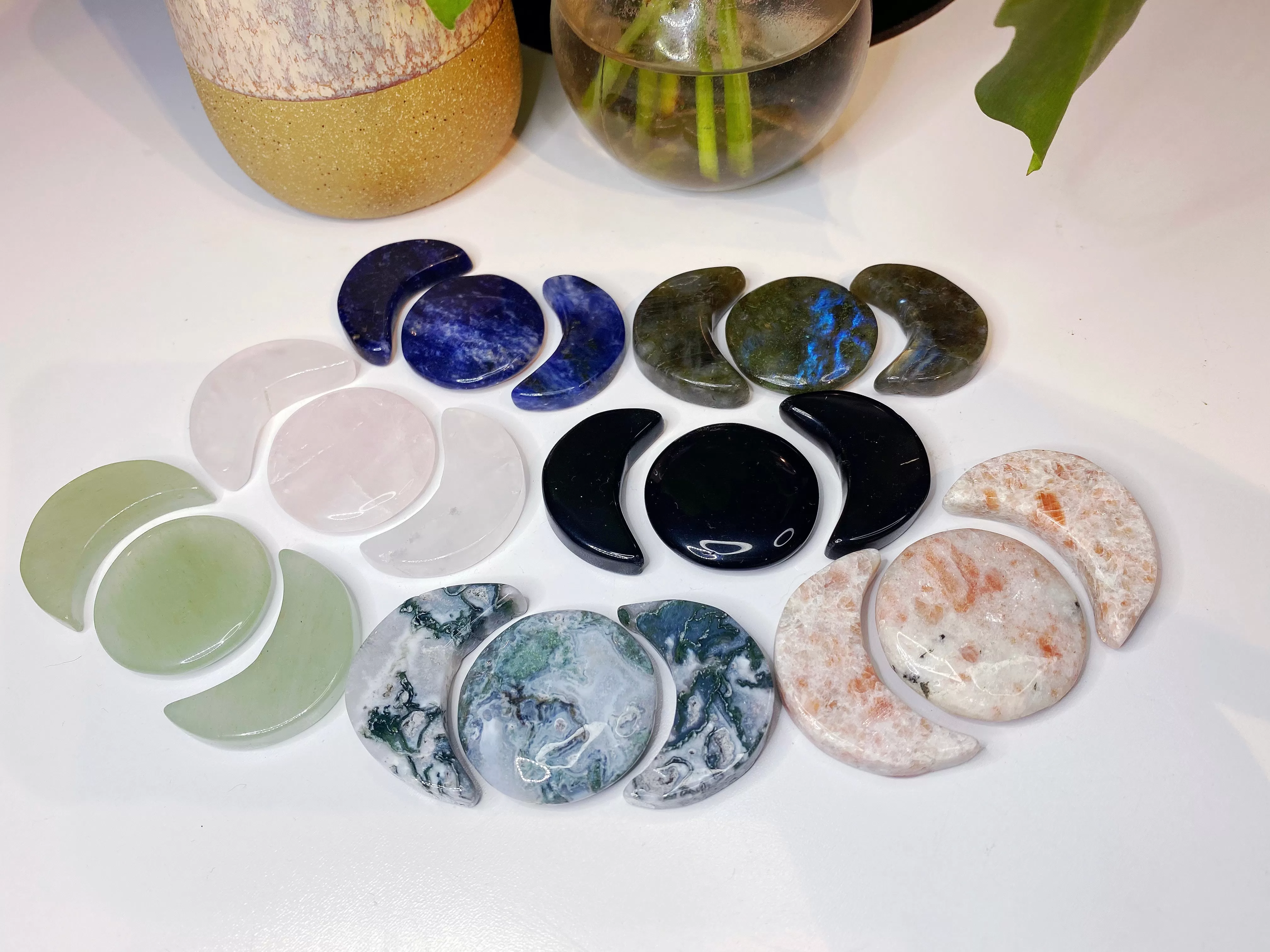 Moon Phase Crystal Set