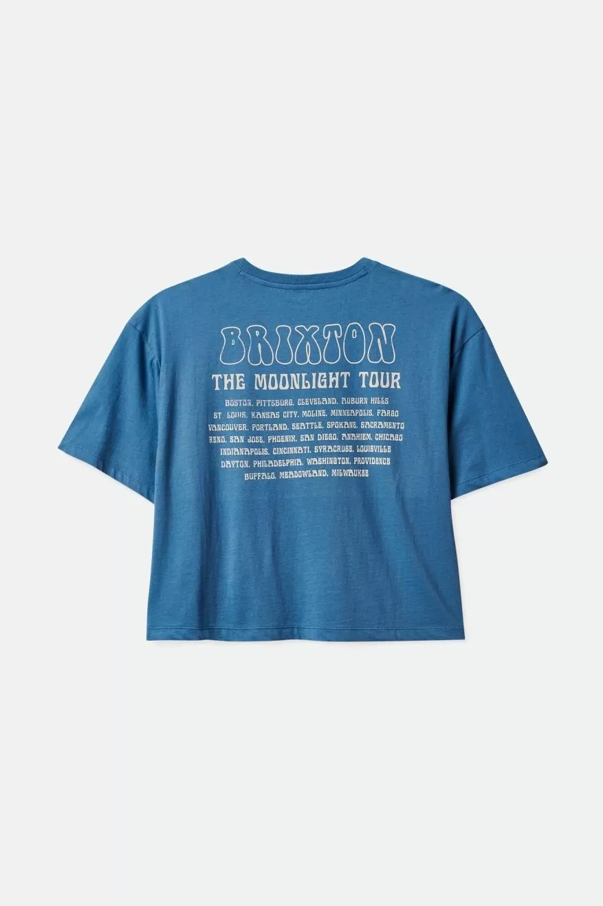 Moonlight Tour S/S Skimmer Tee - Blue Heaven