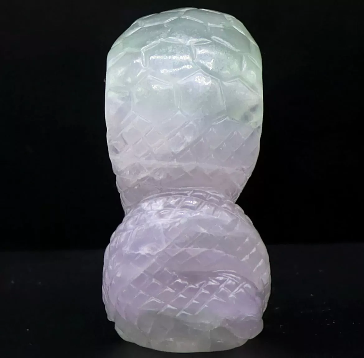 Natural Fluorite Cobra Snake