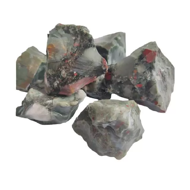 Natural South Africa Stone Dragon Bloodstone Crystal Rock