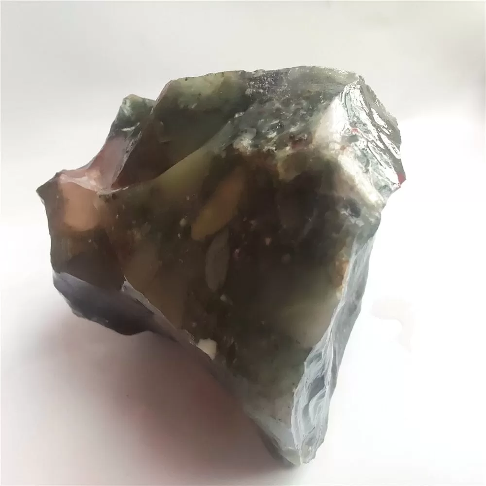 Natural South Africa Stone Dragon Bloodstone Crystal Rock