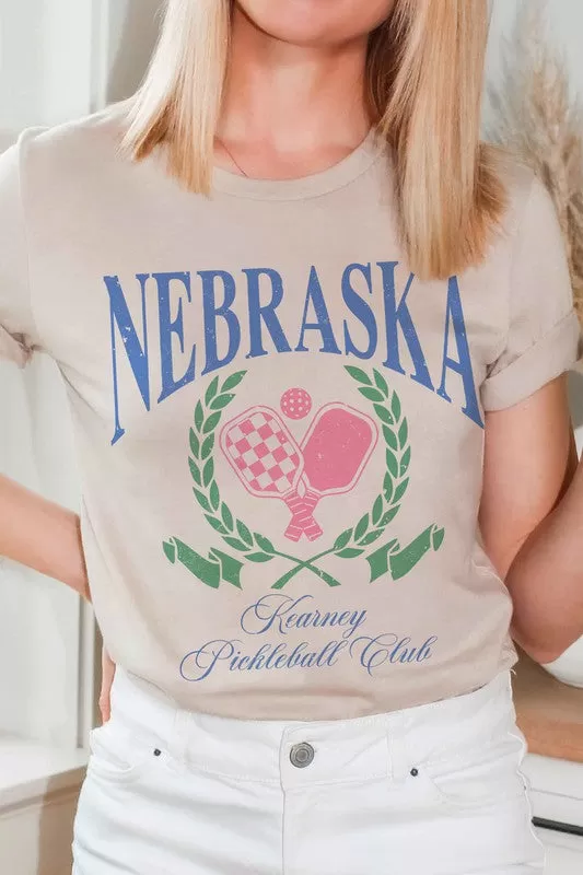 NEBRASKA KEARNEY PICKLEBALL CLUB GRAPHIC TEE