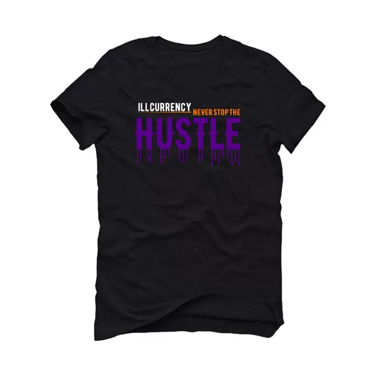 Nike Air Max Plus OG Voltage Purple | illcurrency Black T-Shirt (Never stop the hustle)