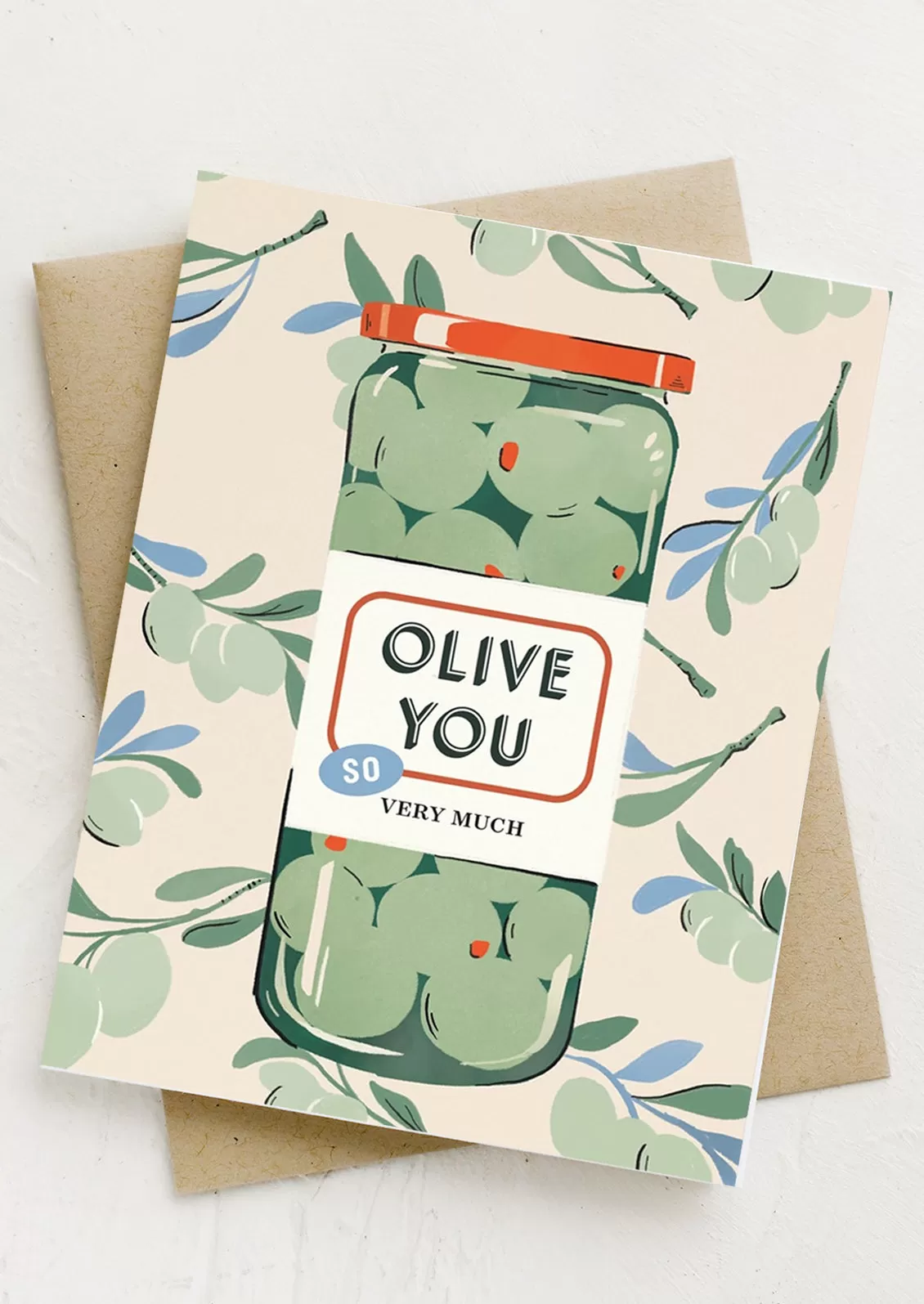 Olive You Very Much Card