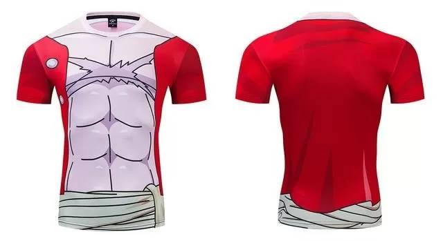 One Piece Compression 'Luffy' Premium Short Sleeve Rashguard