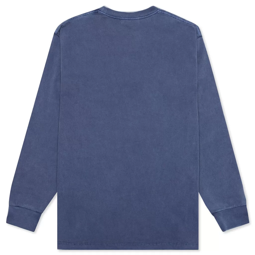 Overdye College L/S Tee - Navy