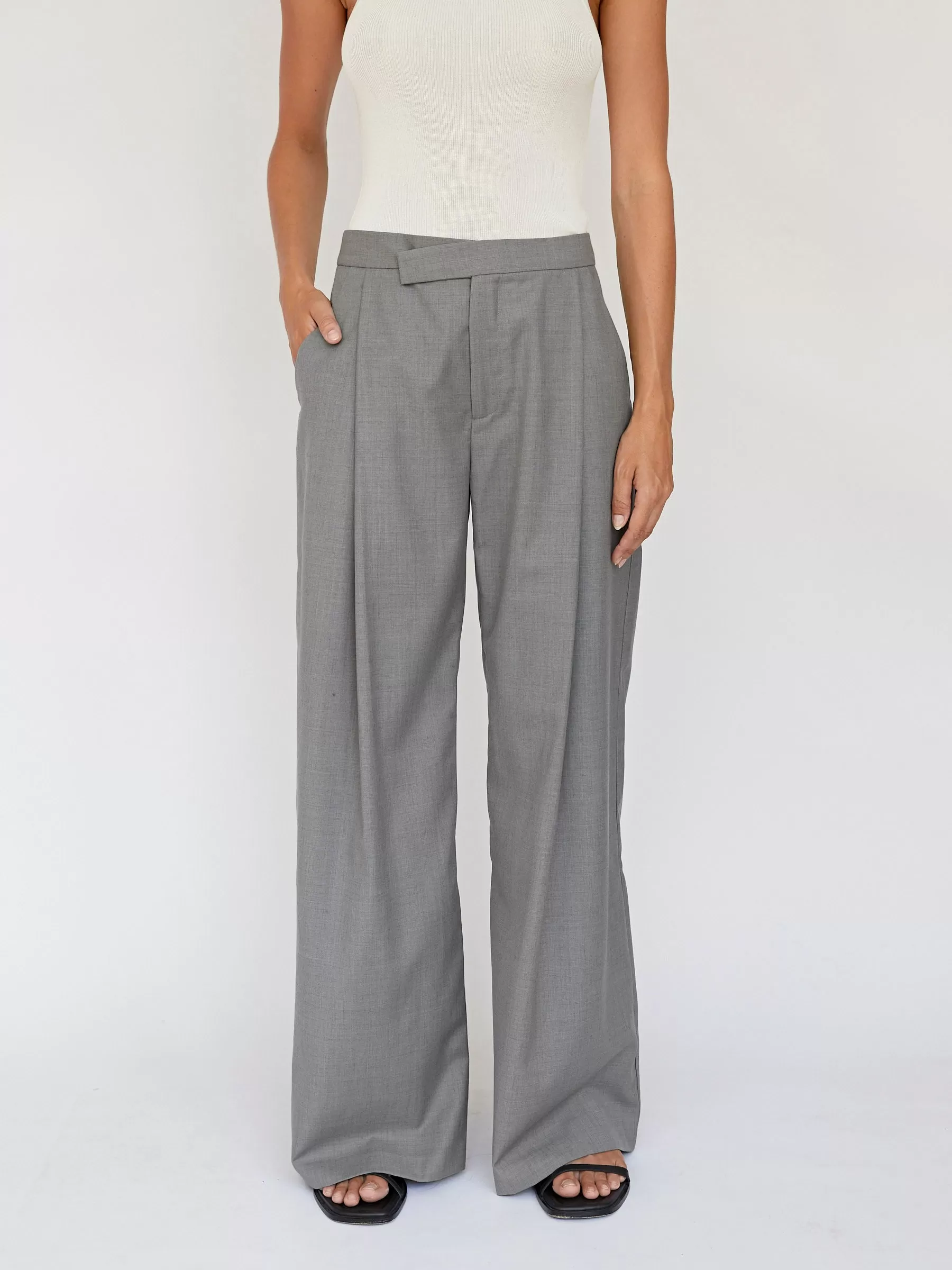 Overlap Waist Trouser