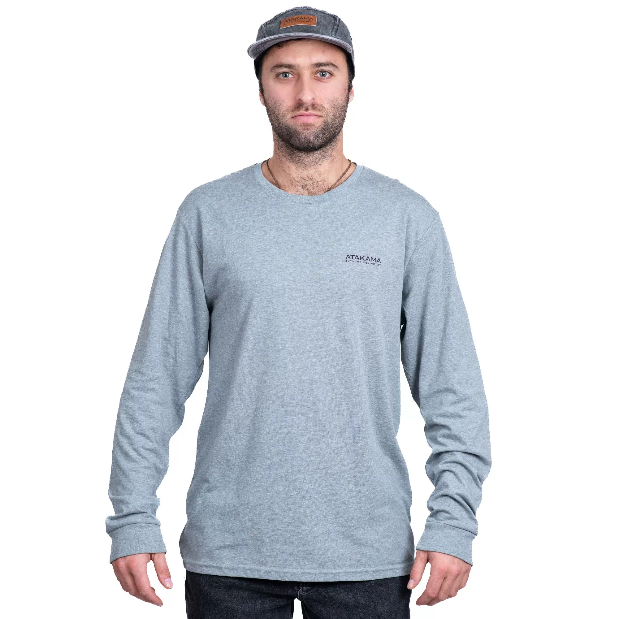 Polera manga larga gris Jorobada