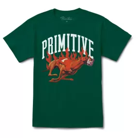 Primitive Hound Tee - Forest Green