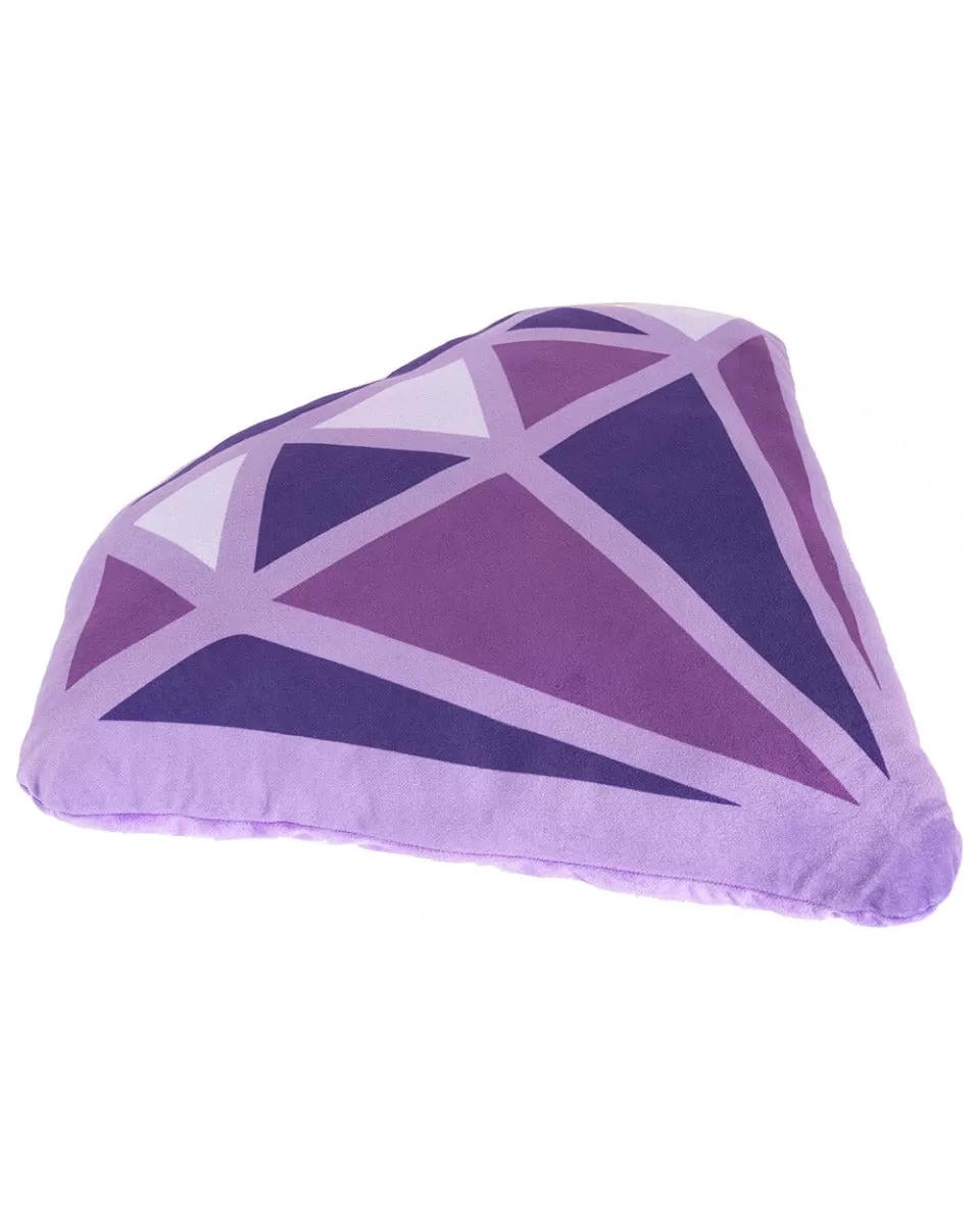 Purple Diamond Cushion