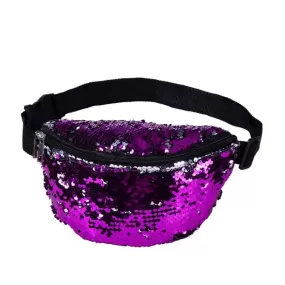 Purple Sequin Bumbag