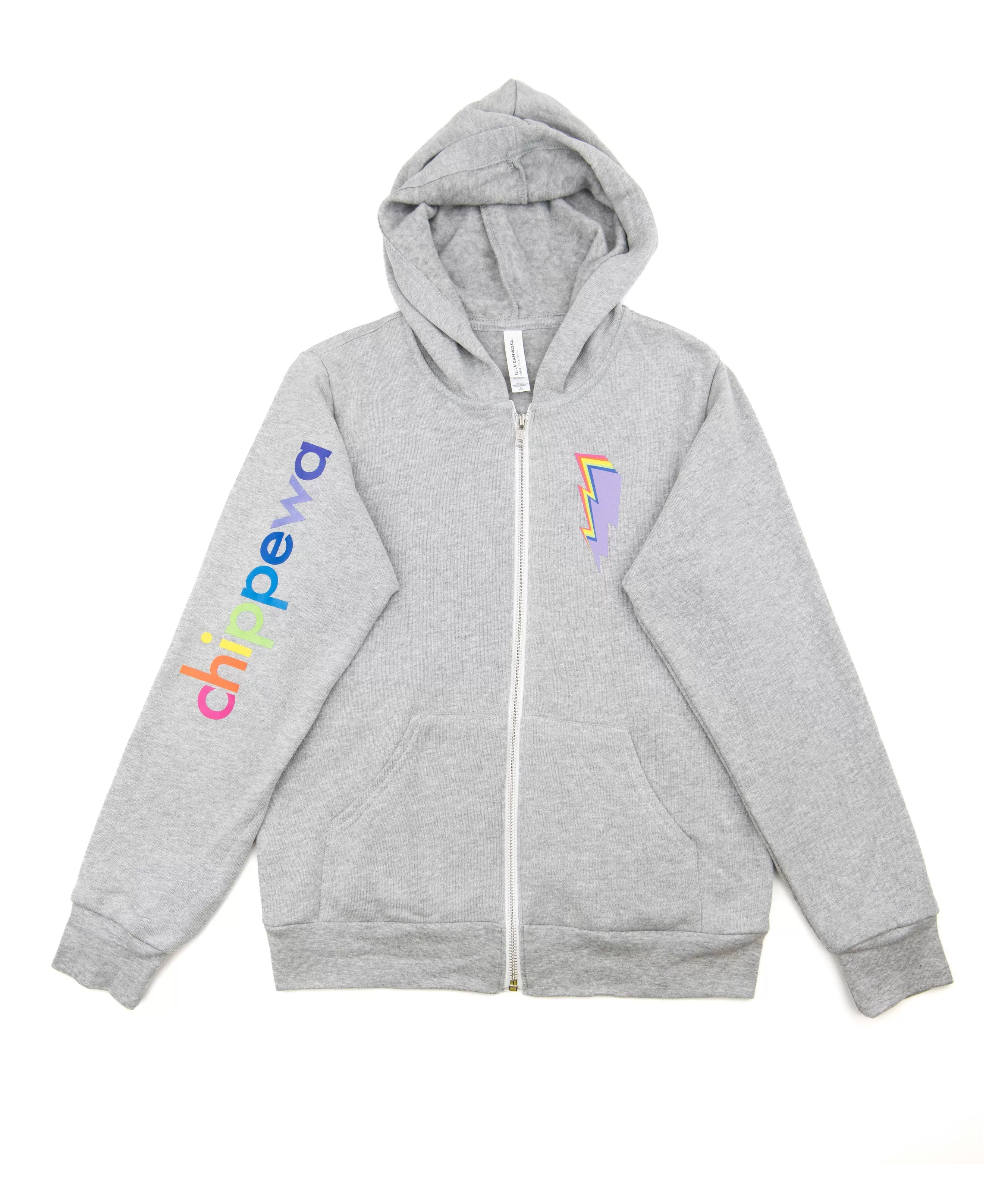 Rainbow Bolt Camp Zip Hoodie