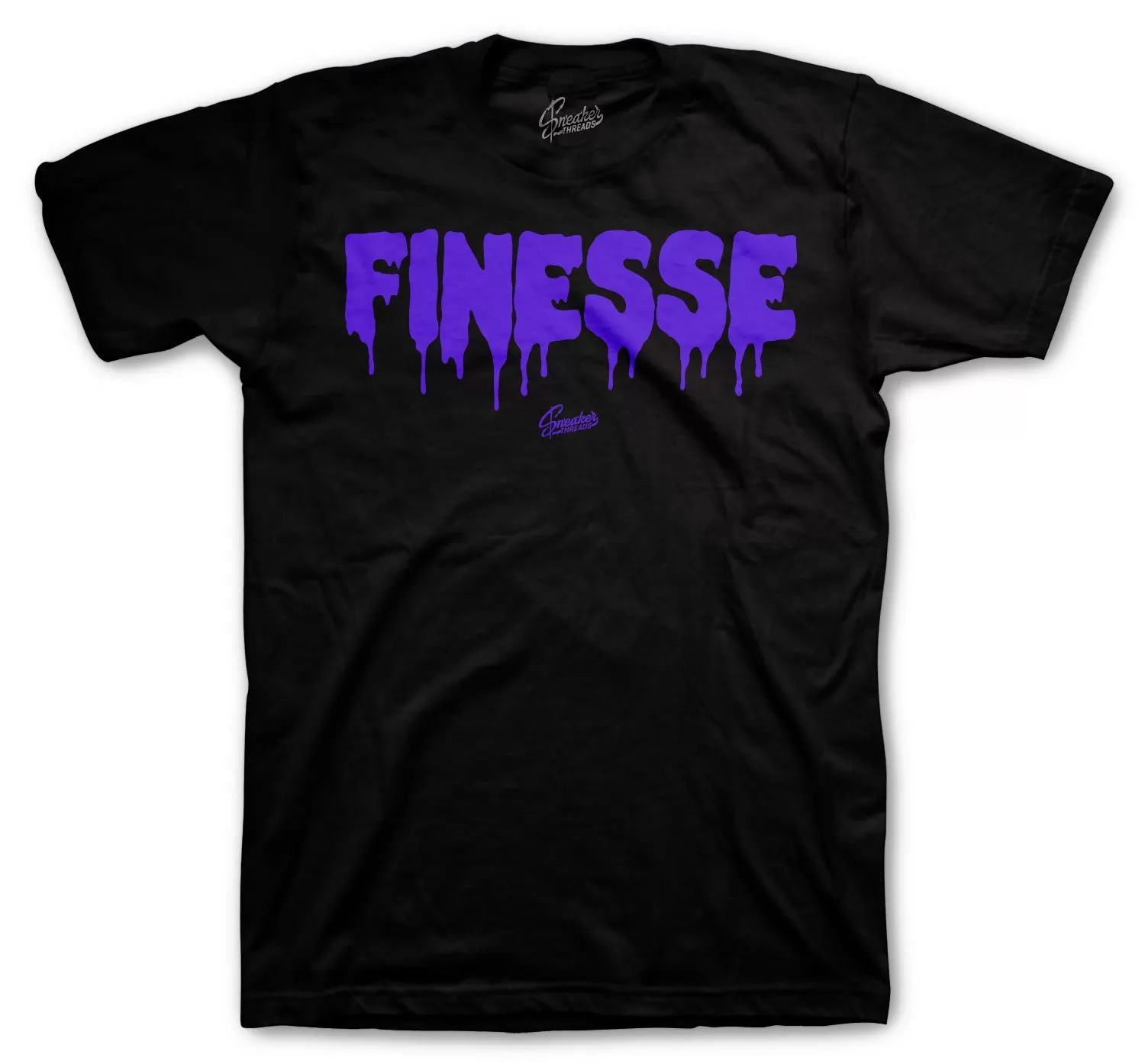 Retro 13 Court Purple Shirt - Finesse - Black