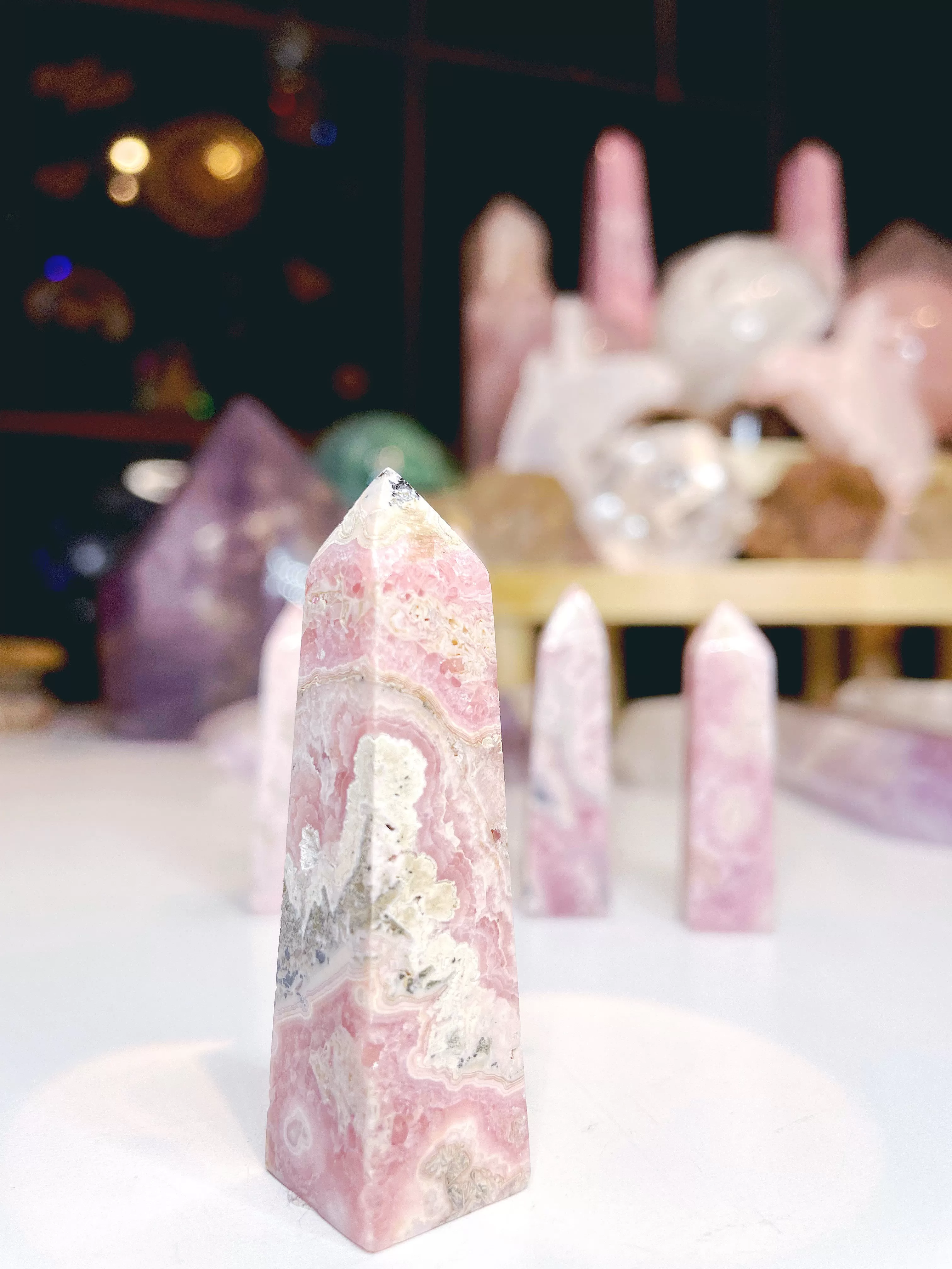 Rhodochrosite Obelisk