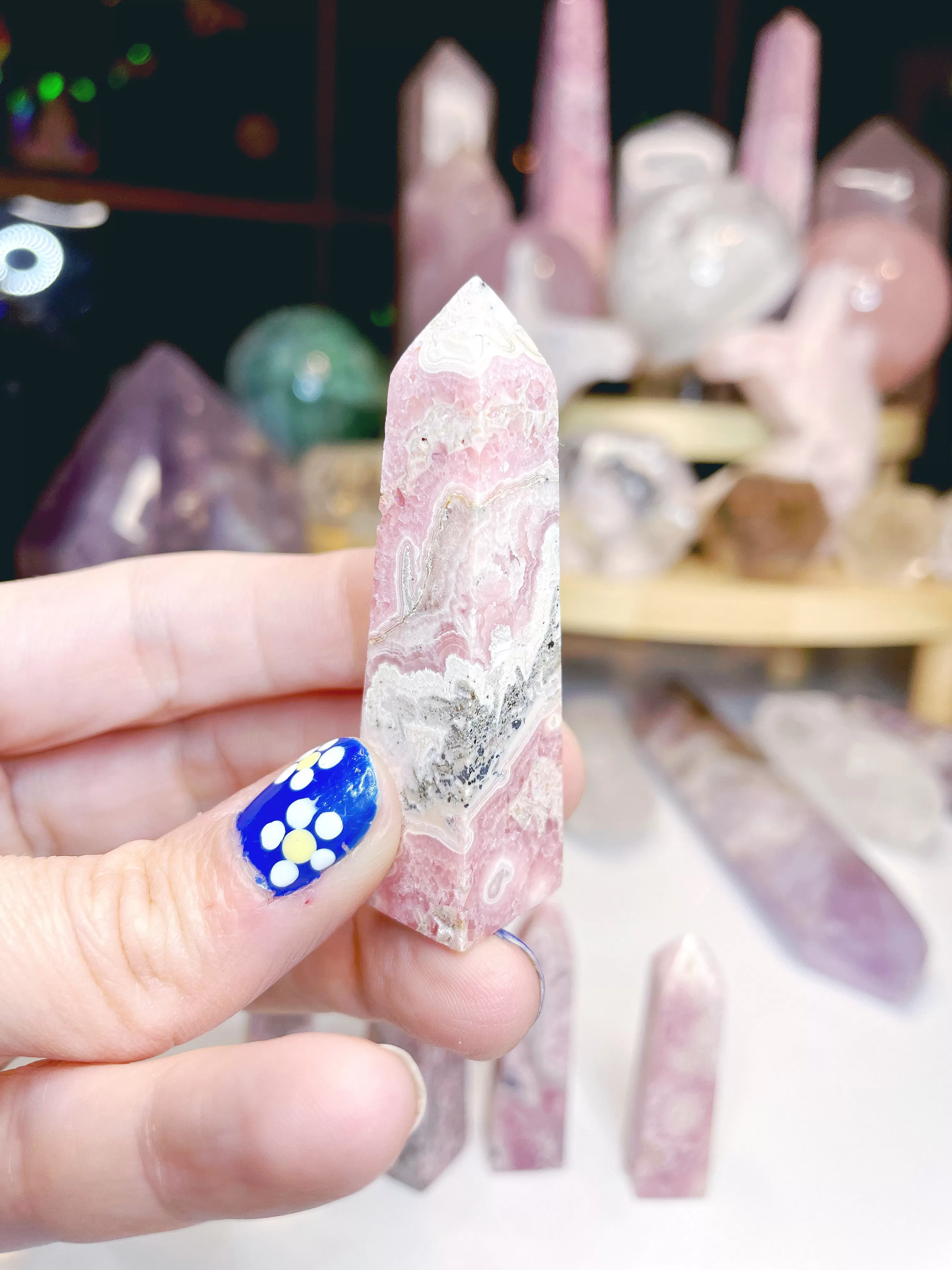 Rhodochrosite Obelisk