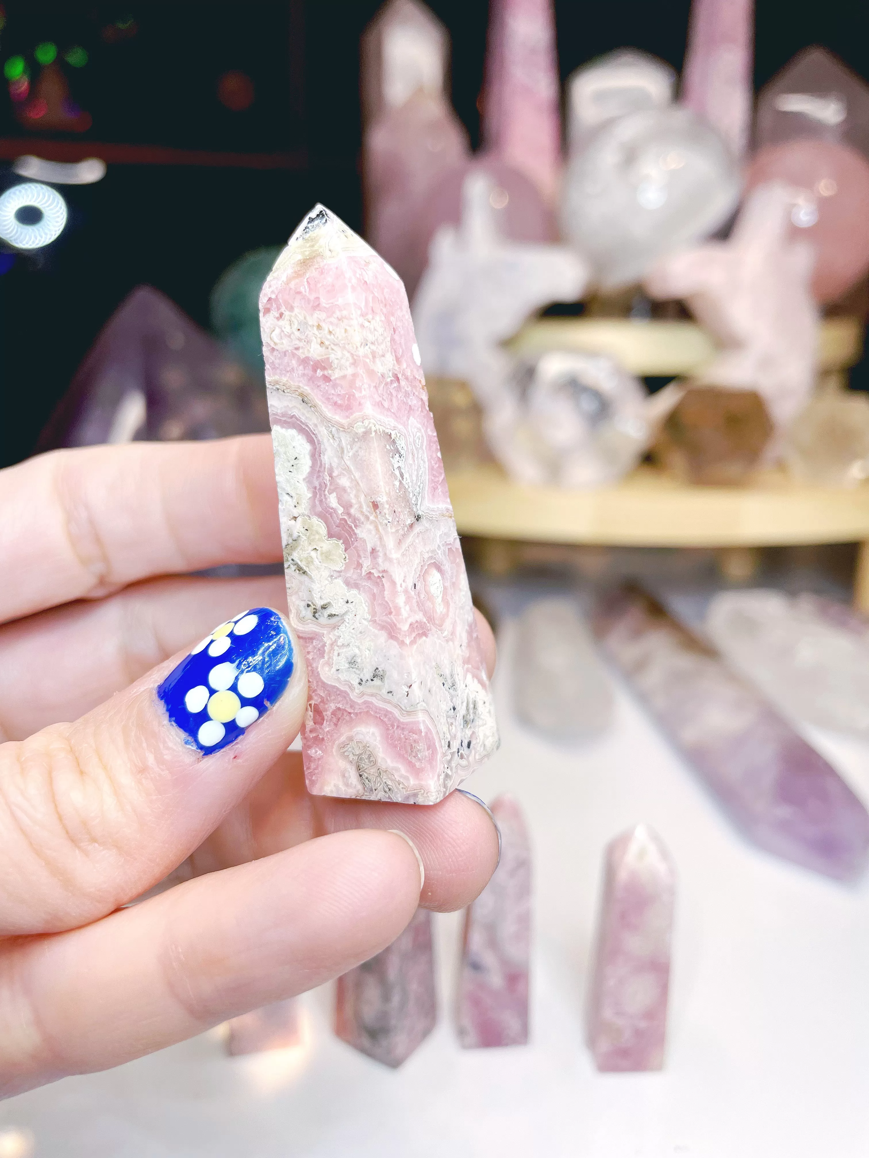 Rhodochrosite Obelisk