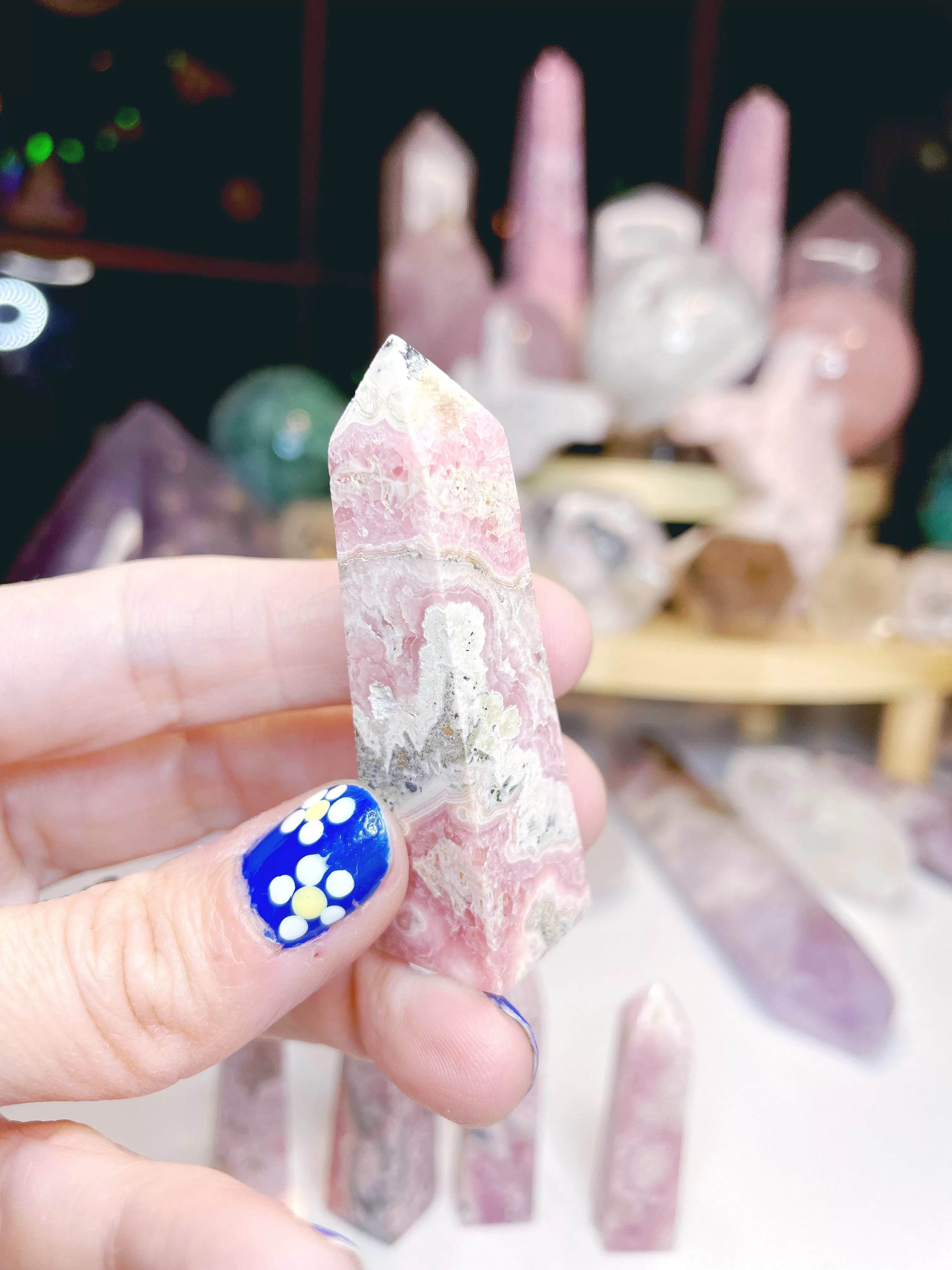 Rhodochrosite Obelisk