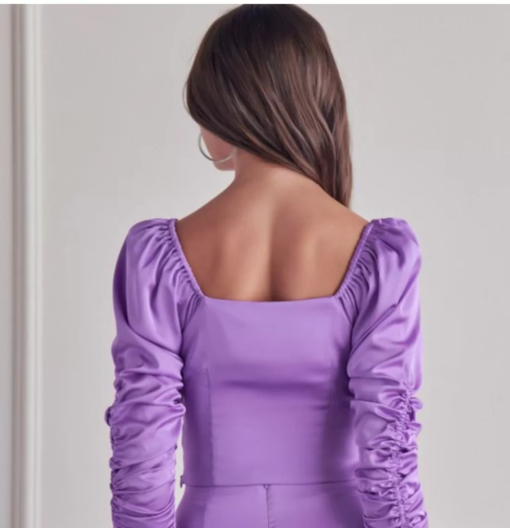 Rich lavender top- purple