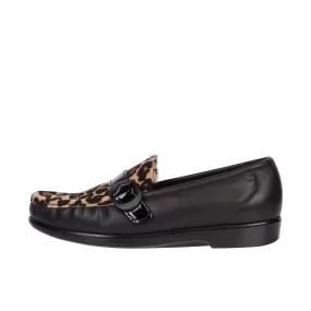 SAS Womens Lara Black Leopard