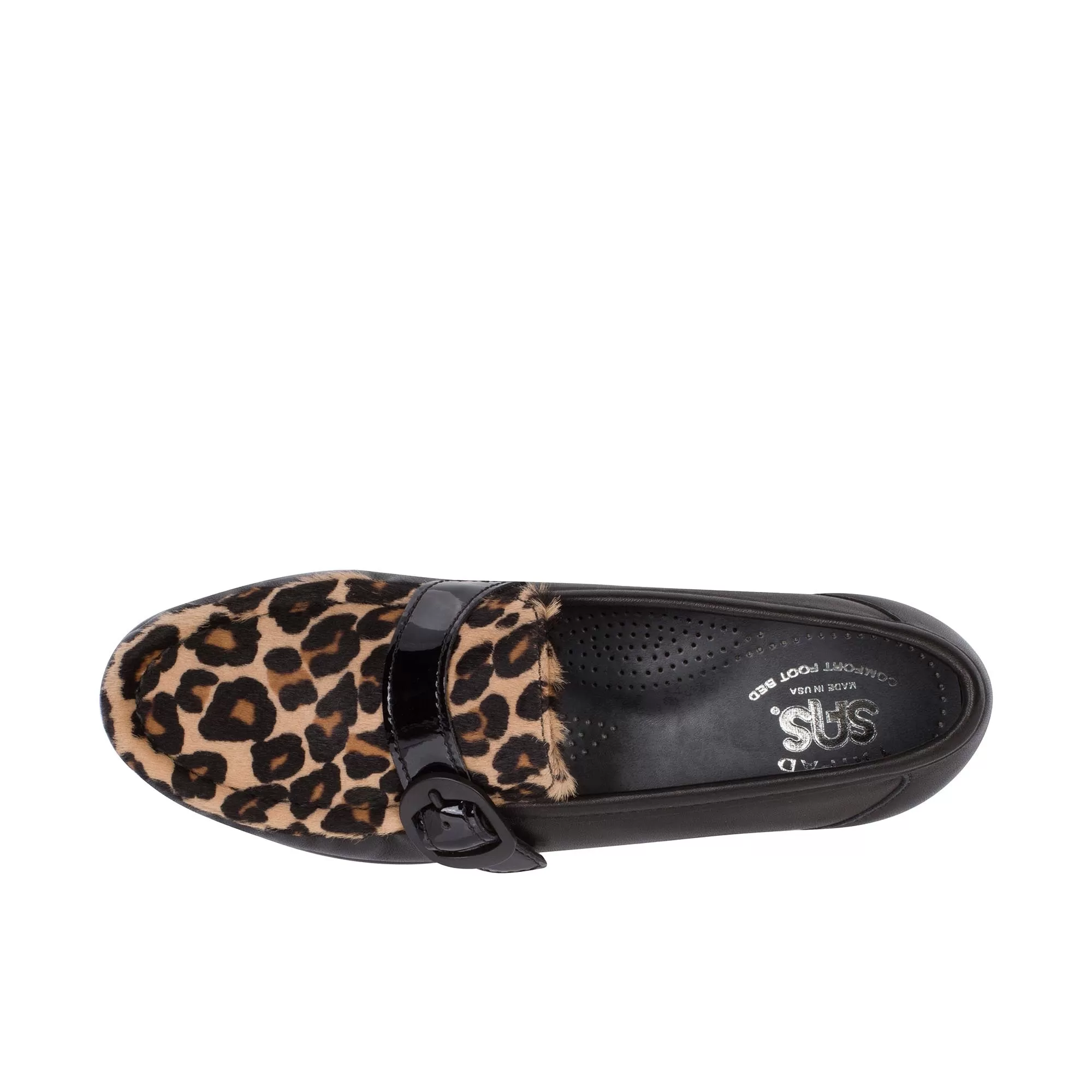 SAS Womens Lara Black Leopard