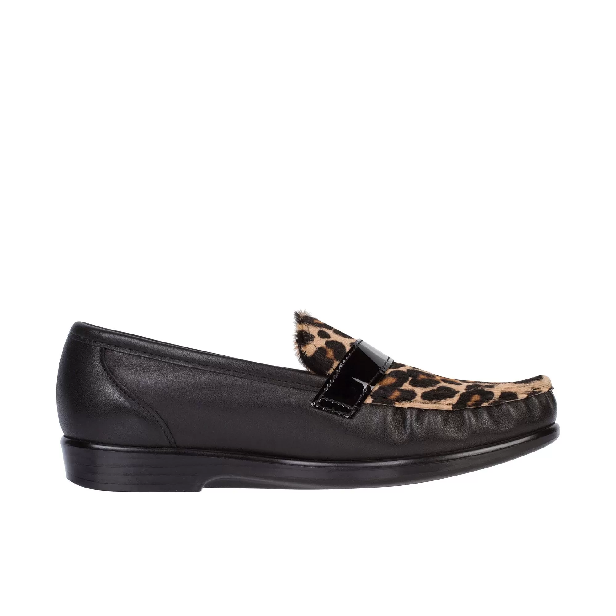 SAS Womens Lara Black Leopard