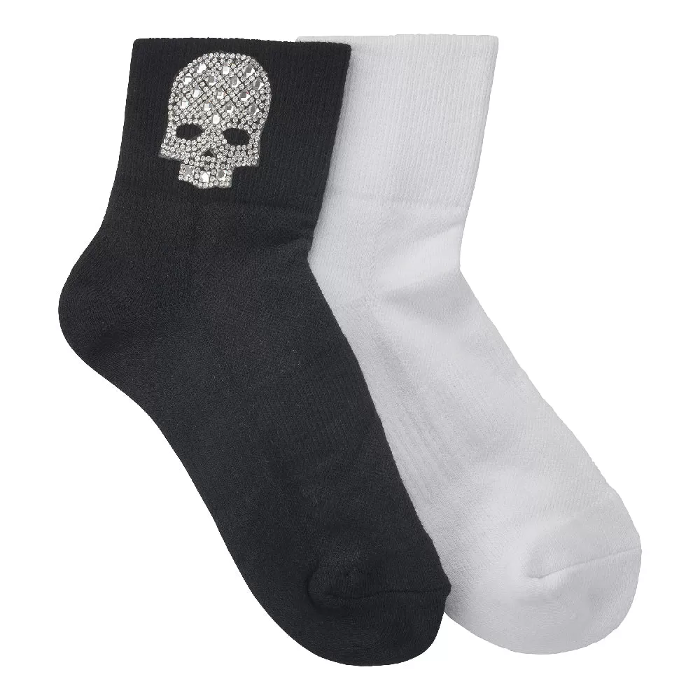 SHORT SKULL SOCKS