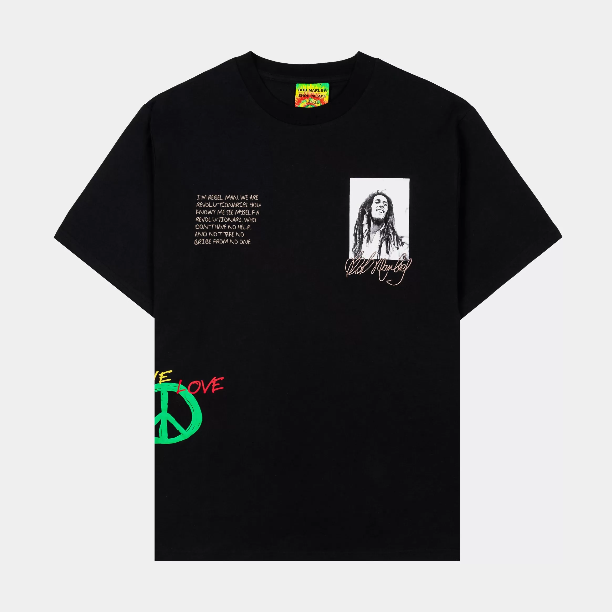 SP x Bob Marley Montage Mens Short Sleeve (Black/Green)