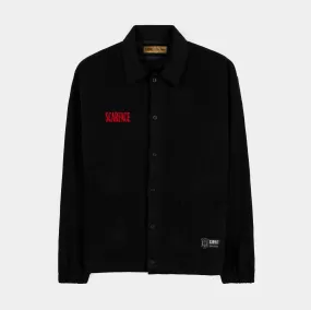 SP x Scarface Premium Roses Corduroy Mens Jacket (Black/Red)