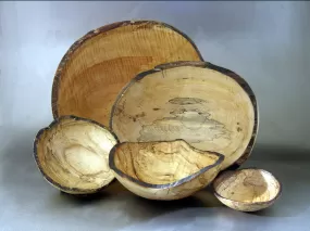 Spalted Maple Bowls in Multiple Sizes by Spencer Peterman