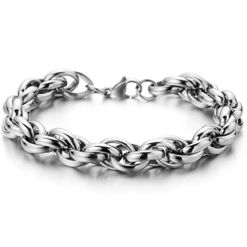 Stainless Steel 8mm Retro  Bracelet