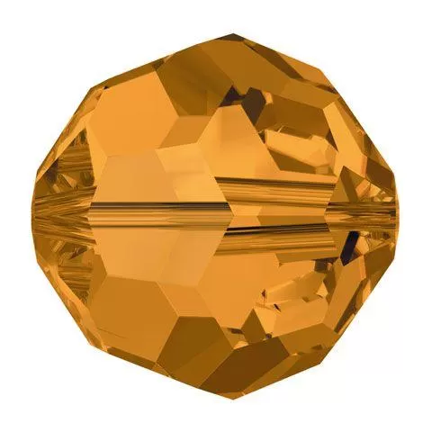 Swarovski 10mm Round - Topaz (6 Pack)