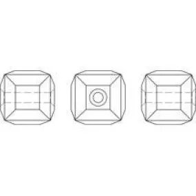 Swarovski (5601) 8mm Cube Bead - Crystal Metallic Sunshine (1 Piece)