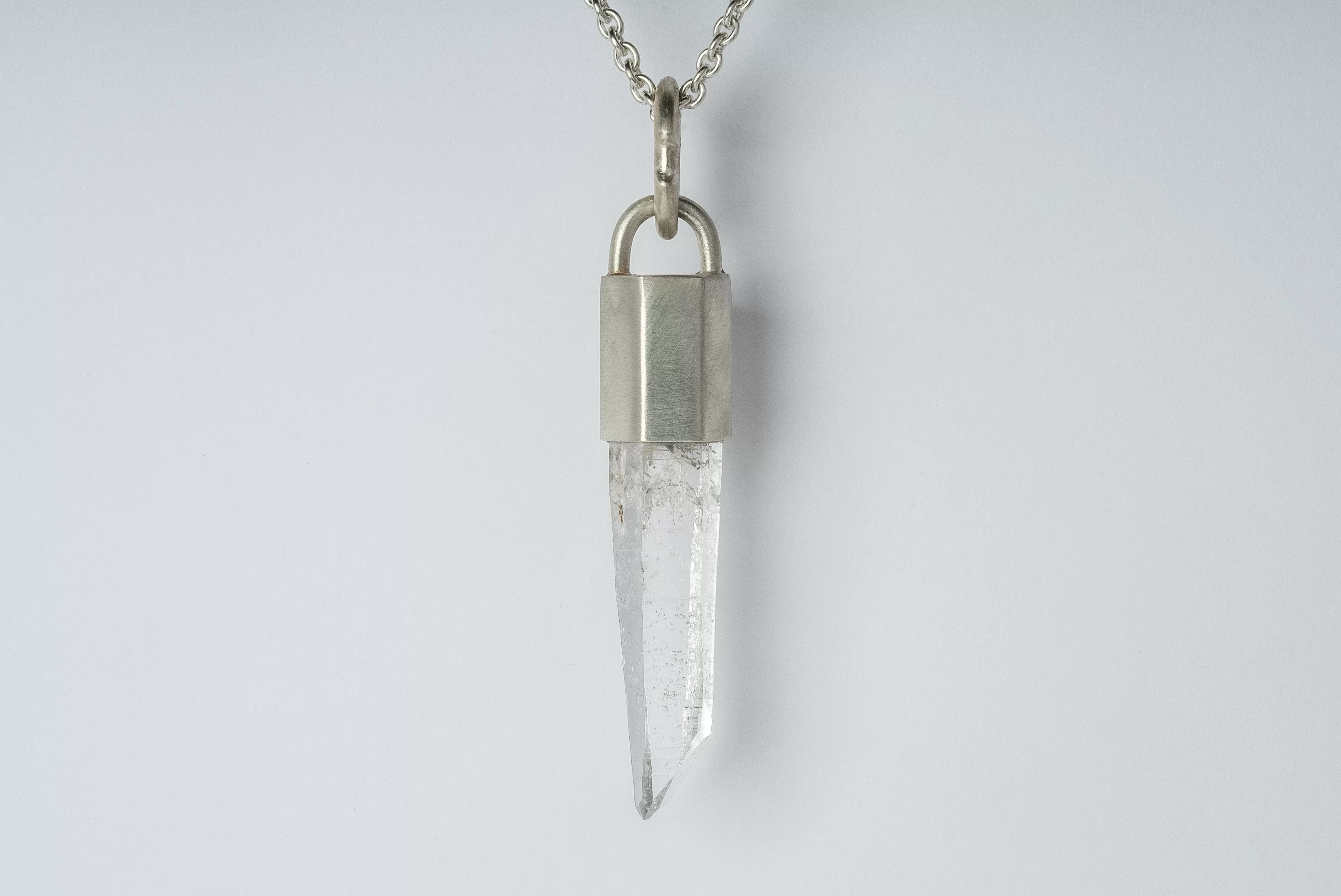 Talisman Necklace (Deco Linked, Lemurian Quartz, MA LEM)