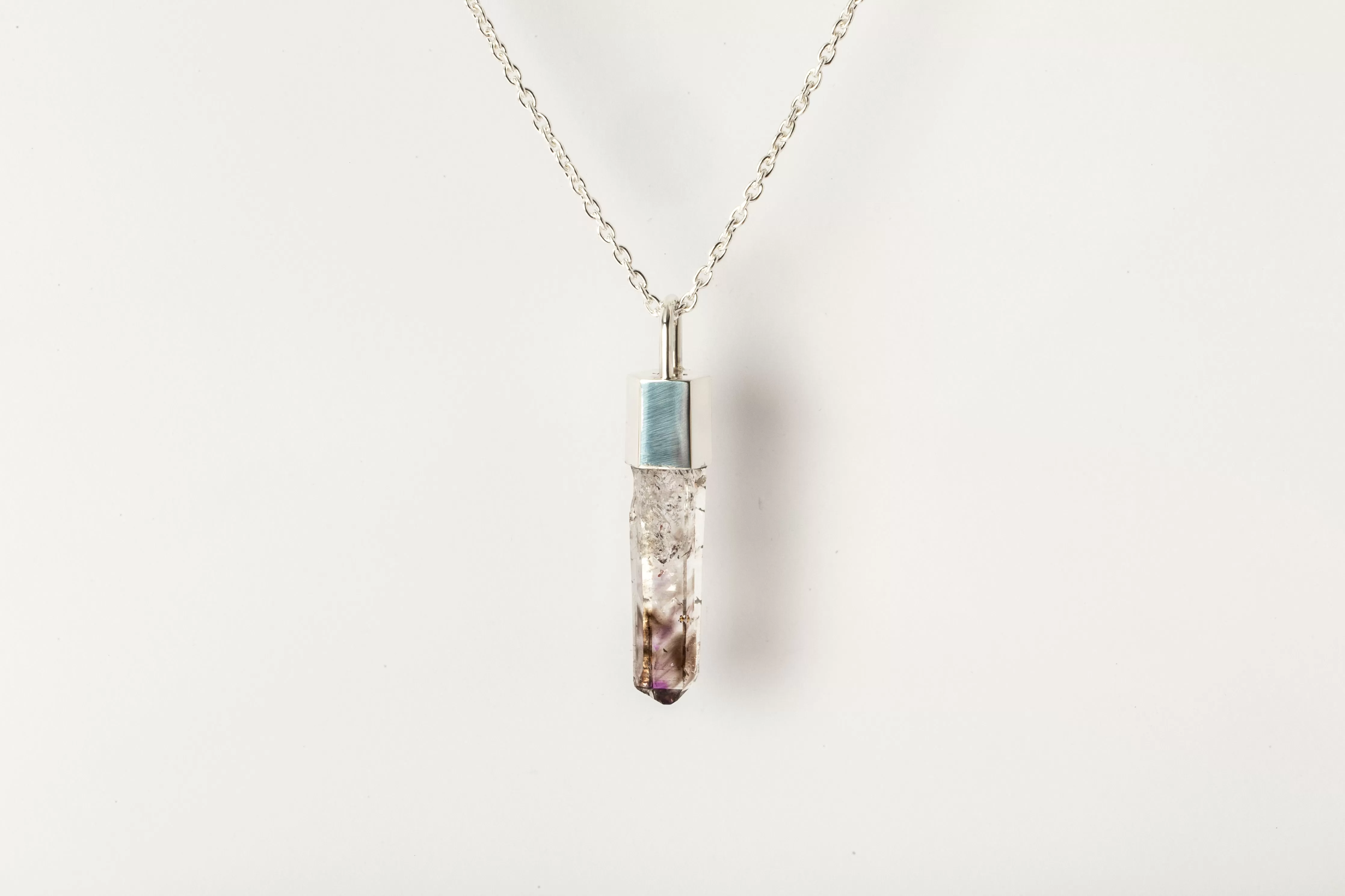 Talisman Necklace SPECIMEN (Brandberg Amethyst Quartz, PA BAQ)