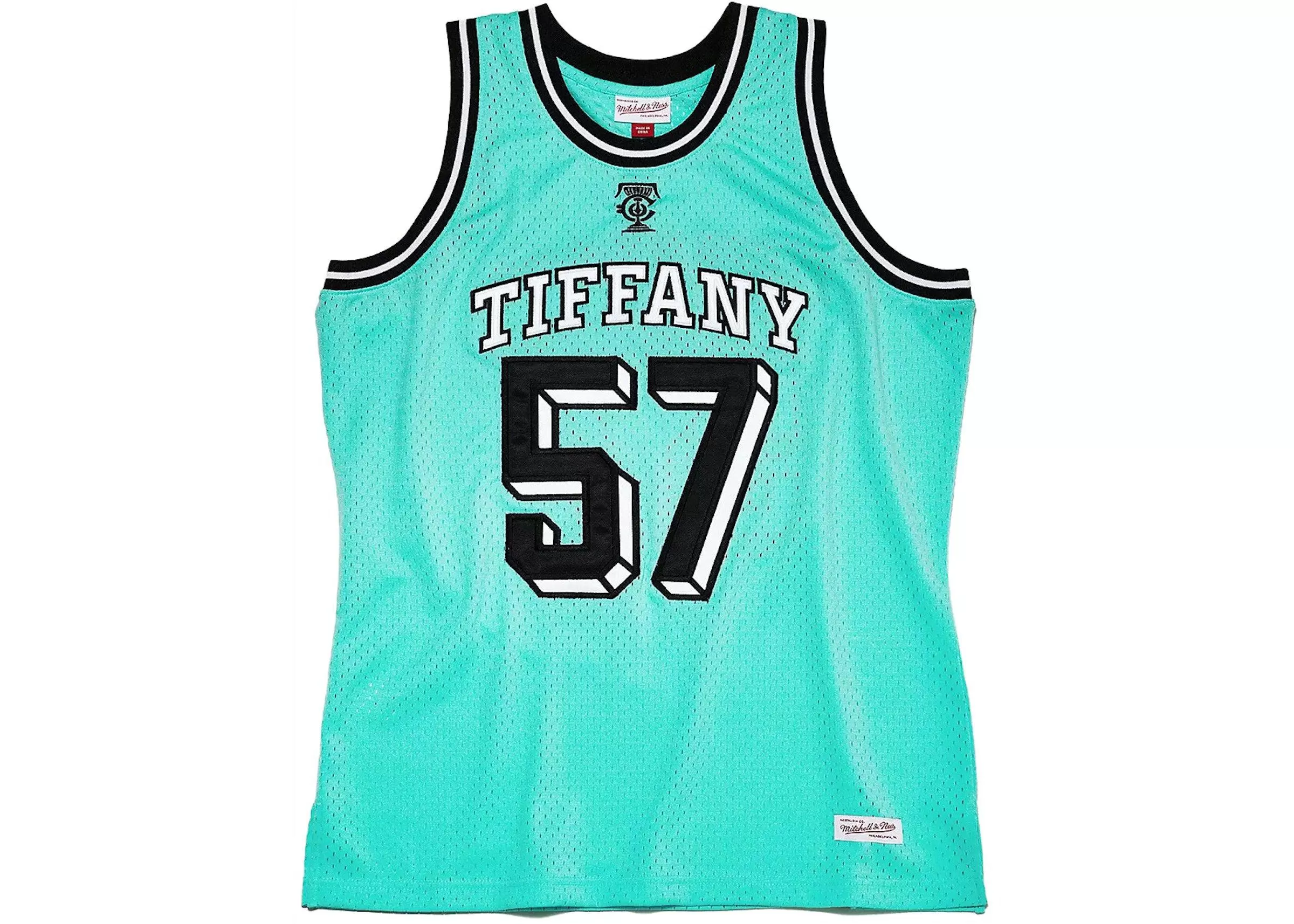 Tiffany & Co. x NBA x Mitchell & Ness Basketball Jersey Tiffany Blue/Black