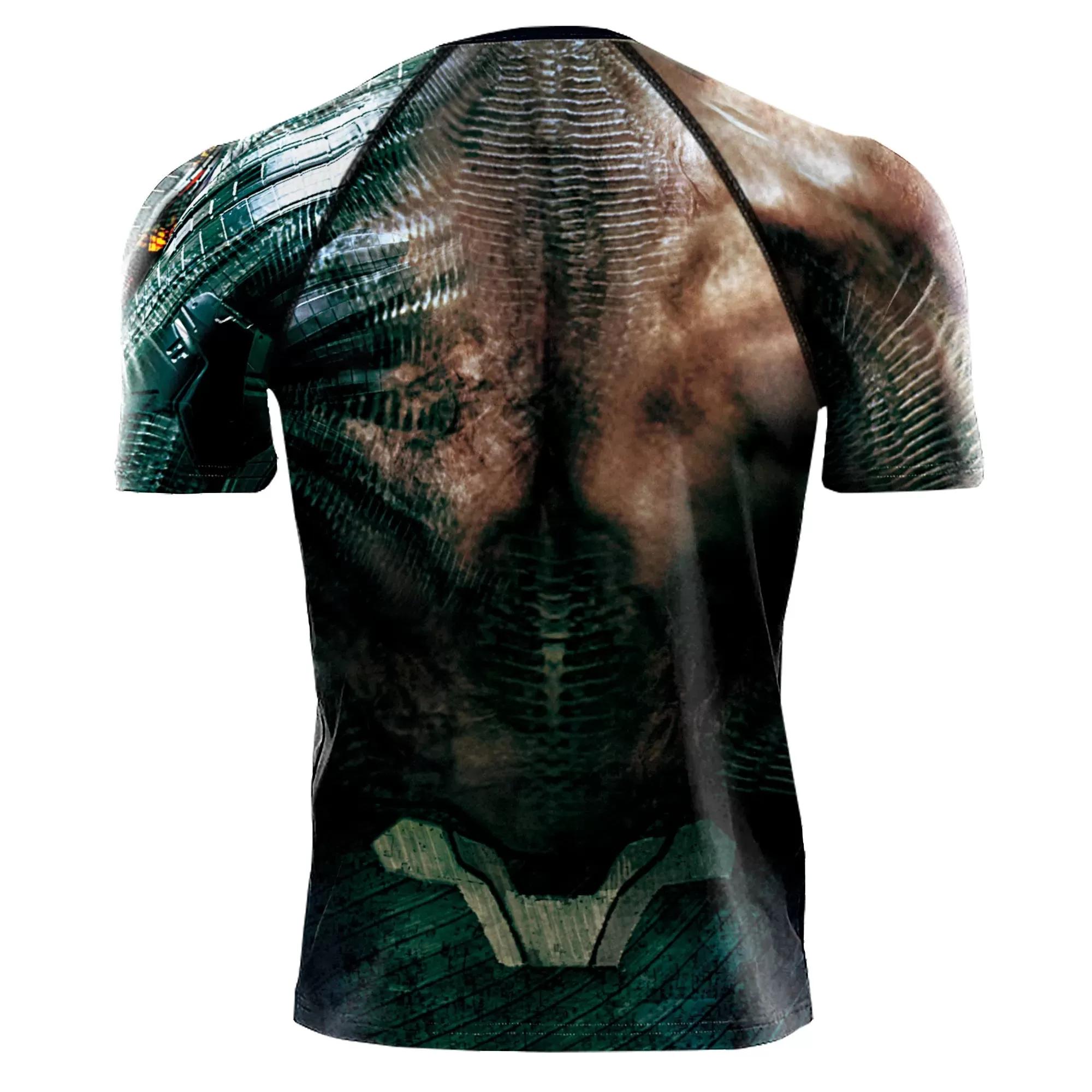 Warrior 'Duality | Man v Machine' Elite Short Sleeve Compression Rashguard