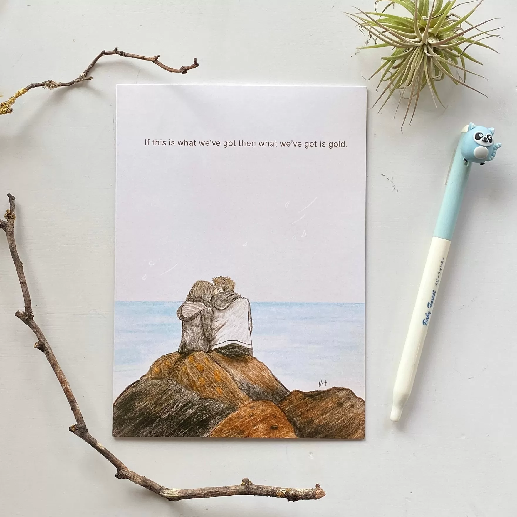 We Are Golden: Greeting Card