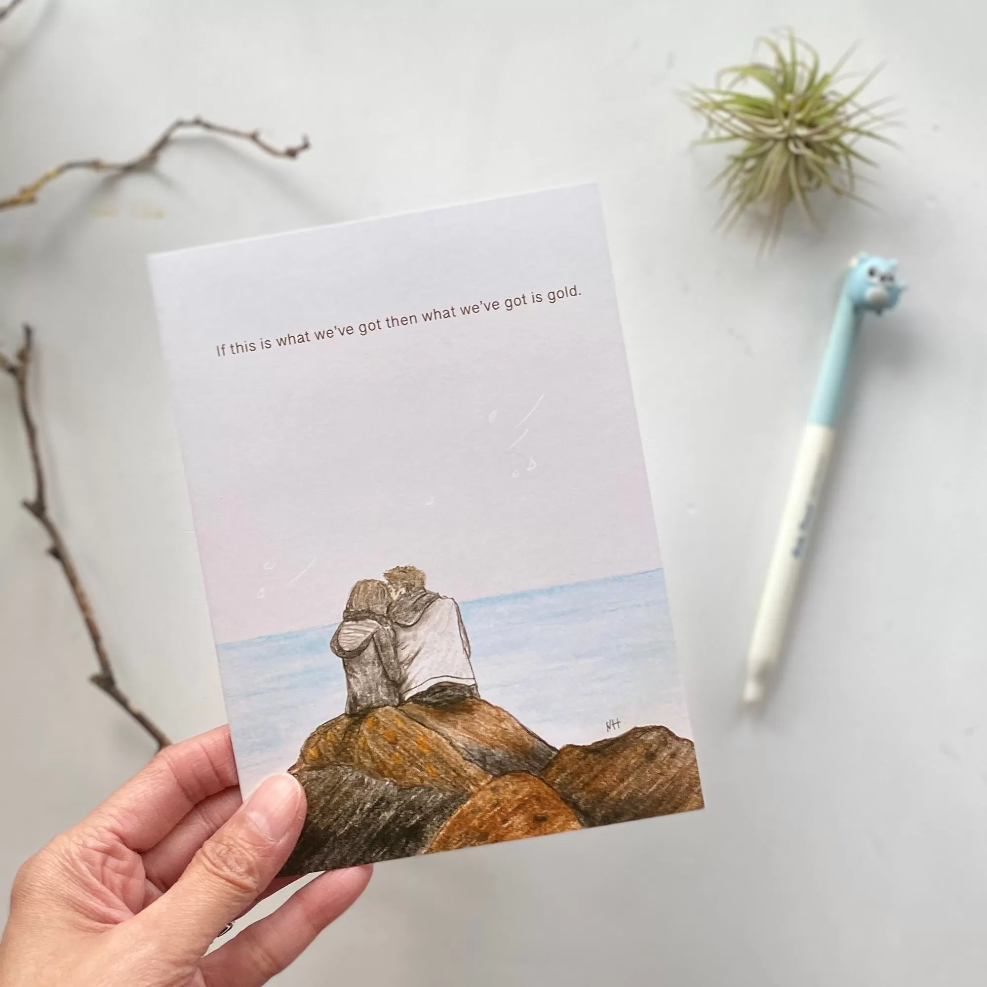 We Are Golden: Greeting Card